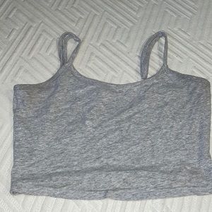 Grey crop top